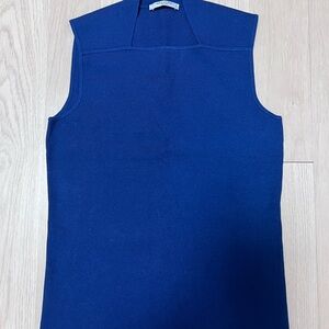 MM Lafleur Singer Royal Blue Sleeveless Blouse